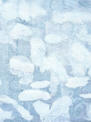 Hintergrund Wand Farbe hochkant blau wei&szlig; Farbflecken