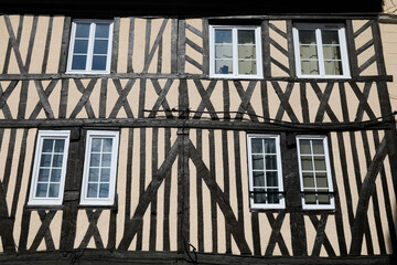 Obraz premium Timbered house in Bernay, Eure.