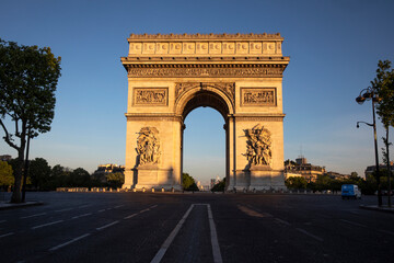 Fototapeta na wymiar The Ark of Triumph, Paris, France.