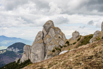 Ciucas Rock Mountains in Romania - Goliath's Tower