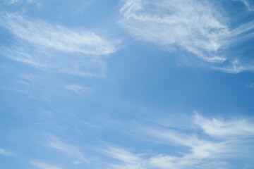 blue sky with clouds