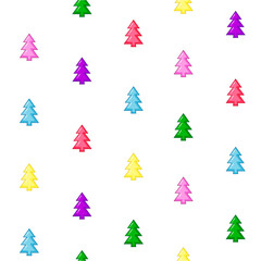 bright and joyful seamless pattern with multicolor balls isolated on the black background. Vector illustration