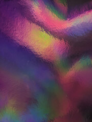 Light glare from holographic foil