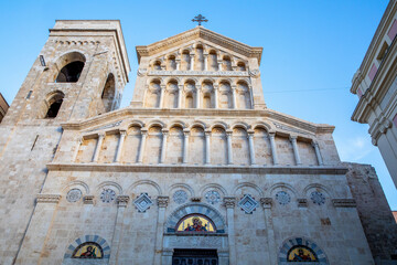 Fototapeta na wymiar Santa Maria cathedral, Cagliari, Sardinia, Italy