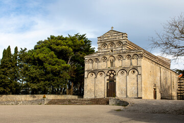 Fototapeta na wymiar San Pietro di Sorres basilica, Sardinia, Italy
