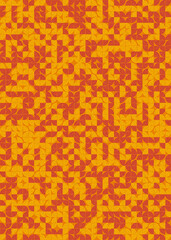 Abstract Geometric Pattern generative computational art illustration