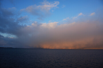 Mittagssonne in der Polarnacht