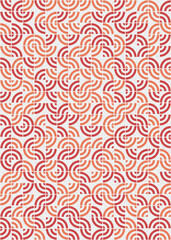 Abstract Geometric Pattern generative computational art illustration