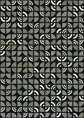 Abstract Geometric Pattern generative computational art illustration