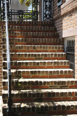 Brick Outdoor Staircase - 434786493