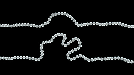 Fragments of the healthy and mutant Huntingtin proteins, the cause of Huntington's disease