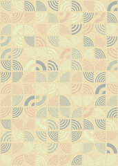 Abstract Geometric Pattern generative computational art illustration