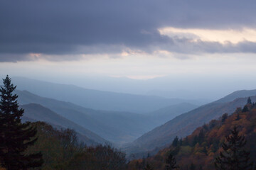 Fototapeta premium Great Smoky Mountains at sunrise