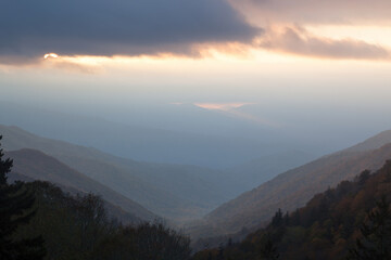 Great Smoky Mountains at sunrise