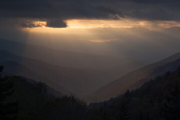 Great Smoky Mountains at sunrise