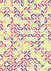 Abstract Geometric Pattern generative computational art illustration