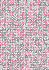 Abstract Geometric Pattern generative computational art illustration