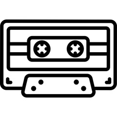 Naklejka premium cassette