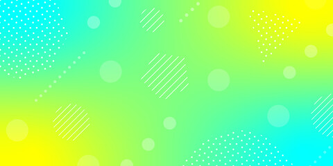 Abstract modern background with pattern. Yellow, green gradient with abstract dynamic shapes. Bg texture for poster cover design.