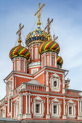 Fototapeta na wymiar Stroganov Church, Nizhny Novgorod, Russia