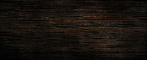 Dark wood background, old black wood texture for background