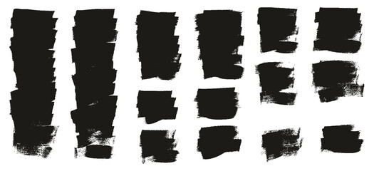 Flat Calligraphy Paint Brush Regular Short Background High Detail Abstract Vector Background Extra Set 