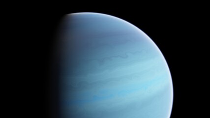 science fiction wallpaper, beauty of deep space, planet in space 3d rendering