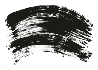 Flat Fan Brush Regular Curved Background High Detail Abstract Vector Background Set 