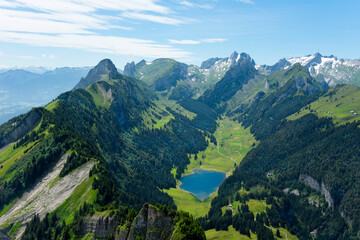 Bergsee in der Schweiz (Appenzeller Alpen, 