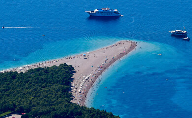 Zlatni Rat-strand, eiland Brač, Kroatië