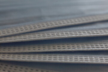 Nahaufnahme von Einwegmasken, Masken, Corona, 2020, COVID-19