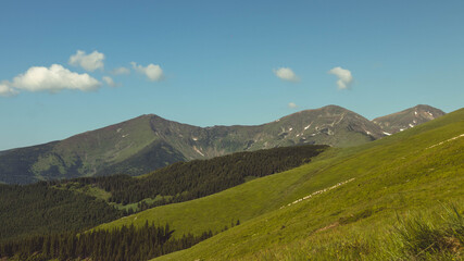 Fototapeta premium Muntii Rodnei - Varful Ineu