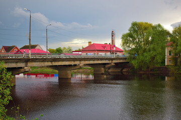 View of the New Bridge in Staraya Russa