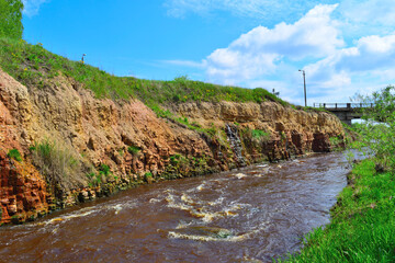 Landscape view of the Psiju River