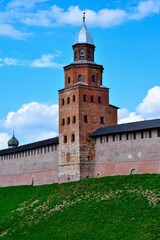 View of the walls of Novgorod's children's
