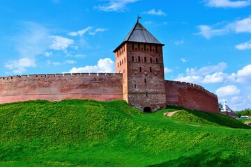 View of the walls of Novgorod's children's