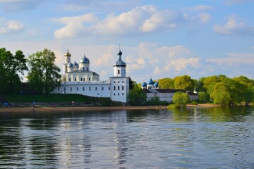 Yuriev Monastery view from the Volkhov River