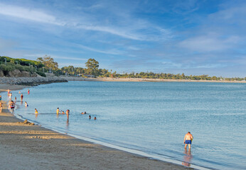 Aculadero Beach in the Puerto de Santa Maria, Cadiz, Andalusia, Spain © Maria