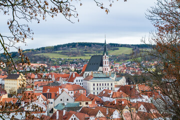 St. Vitus Church in Český Krumlov, Czech Republic