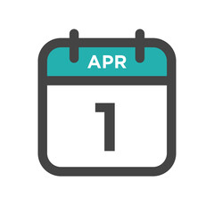 April 1 Calendar Day or Calender Date for Deadline or Appointment