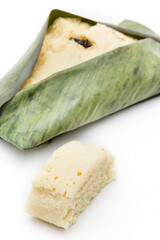 Quimbolito, traditional colombian food.