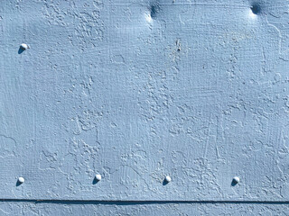 Blue paint metal plate texture and background