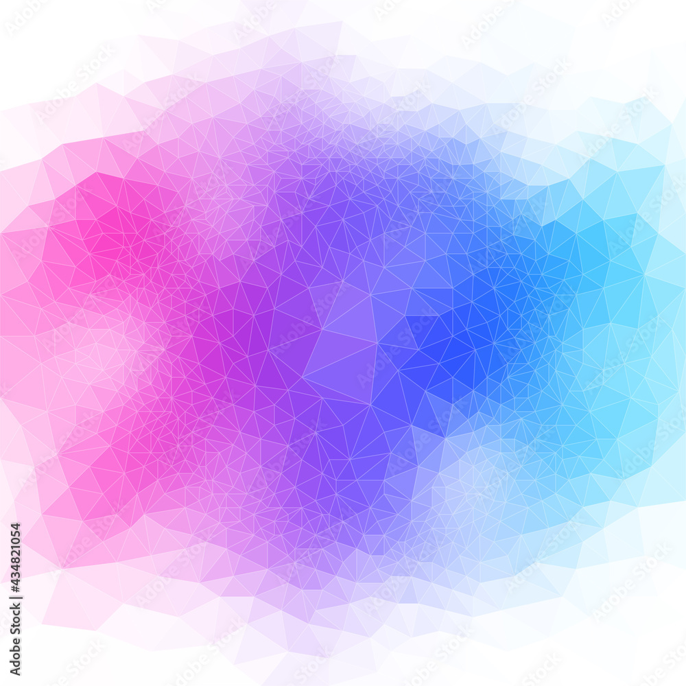 Poster abstract image with texture of light, triangles.