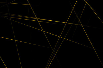 Abstract black with gold lines, triangles background modern design. Vector illustration EPS 10.