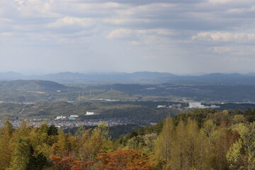 Obraz premium 青空を背景にしたの本の美しい風景