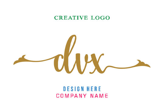 DVX lettering logo is simple, easy to understand and authoritative