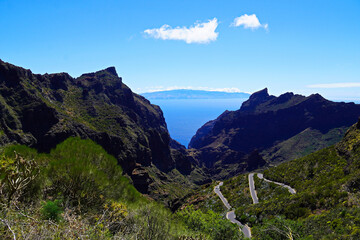 Fototapeta na wymiar Masca Gorge Tenerife, Spain, Canary island