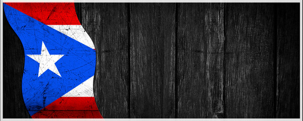 puerto rico Flag Banner