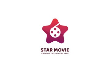 Star Movie Cinematography Logo Template