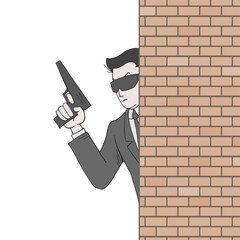 Private agent illustration